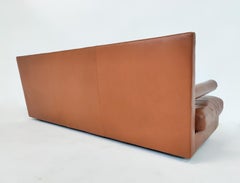 Mid-Century Modern Baisity Sofa by Antonio Citterio for B&B Italia, Cognac Leath
