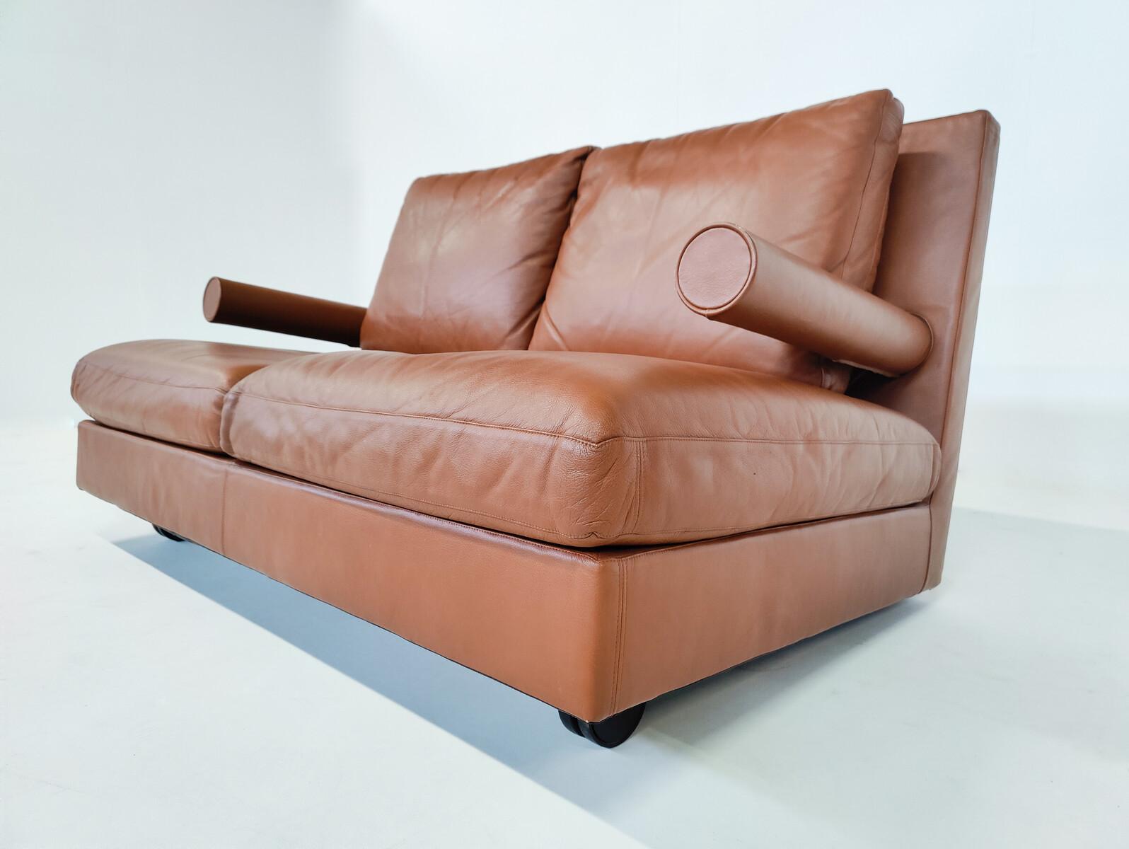Mid-Century Modern Baisity Two Seater Sofa by Antonio Citterio for B&B Italia For Sale 1