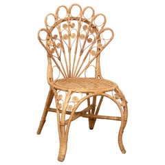 Mid-Century Modern Bamboo and Rattan Chair, circa 1960