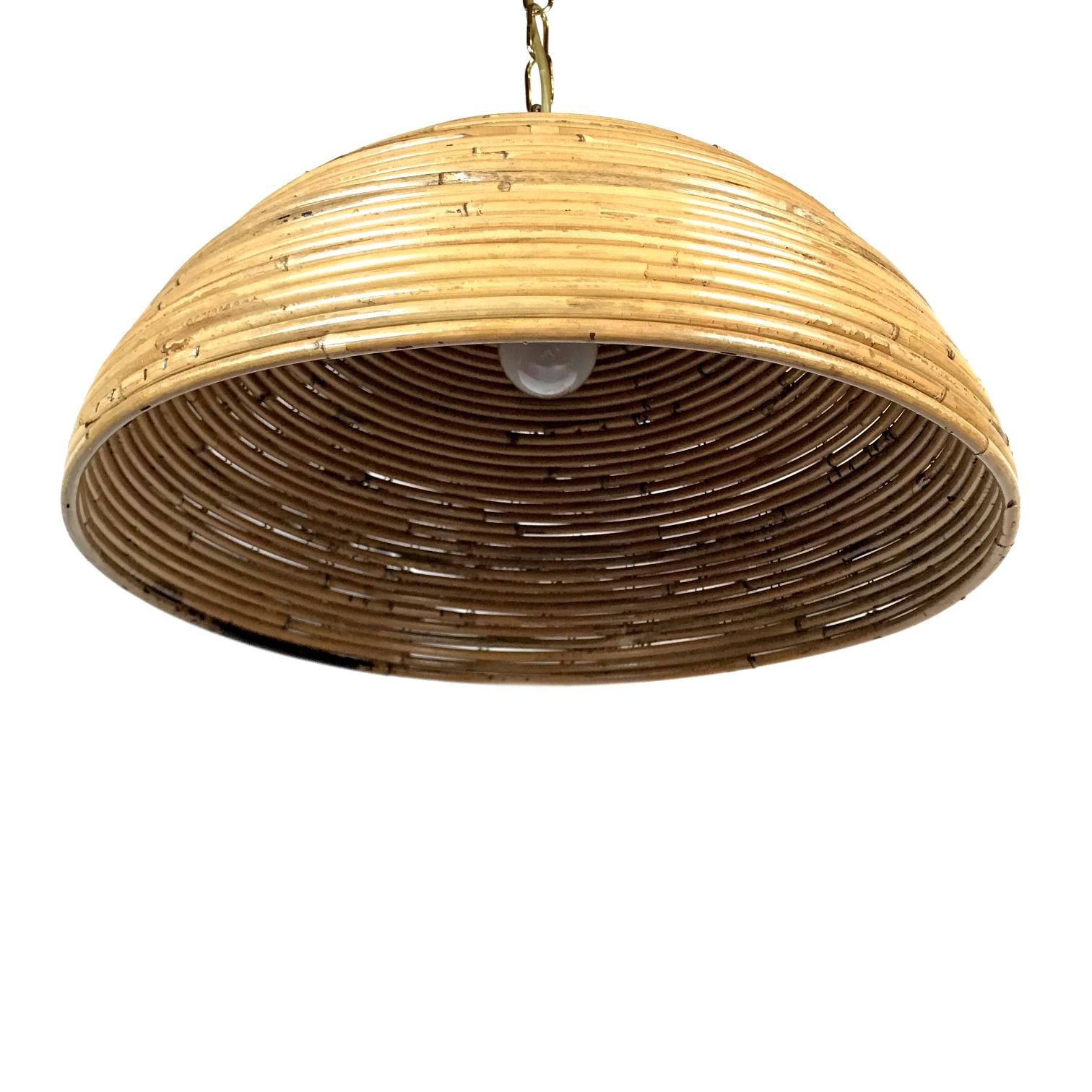 modern bamboo pendant light