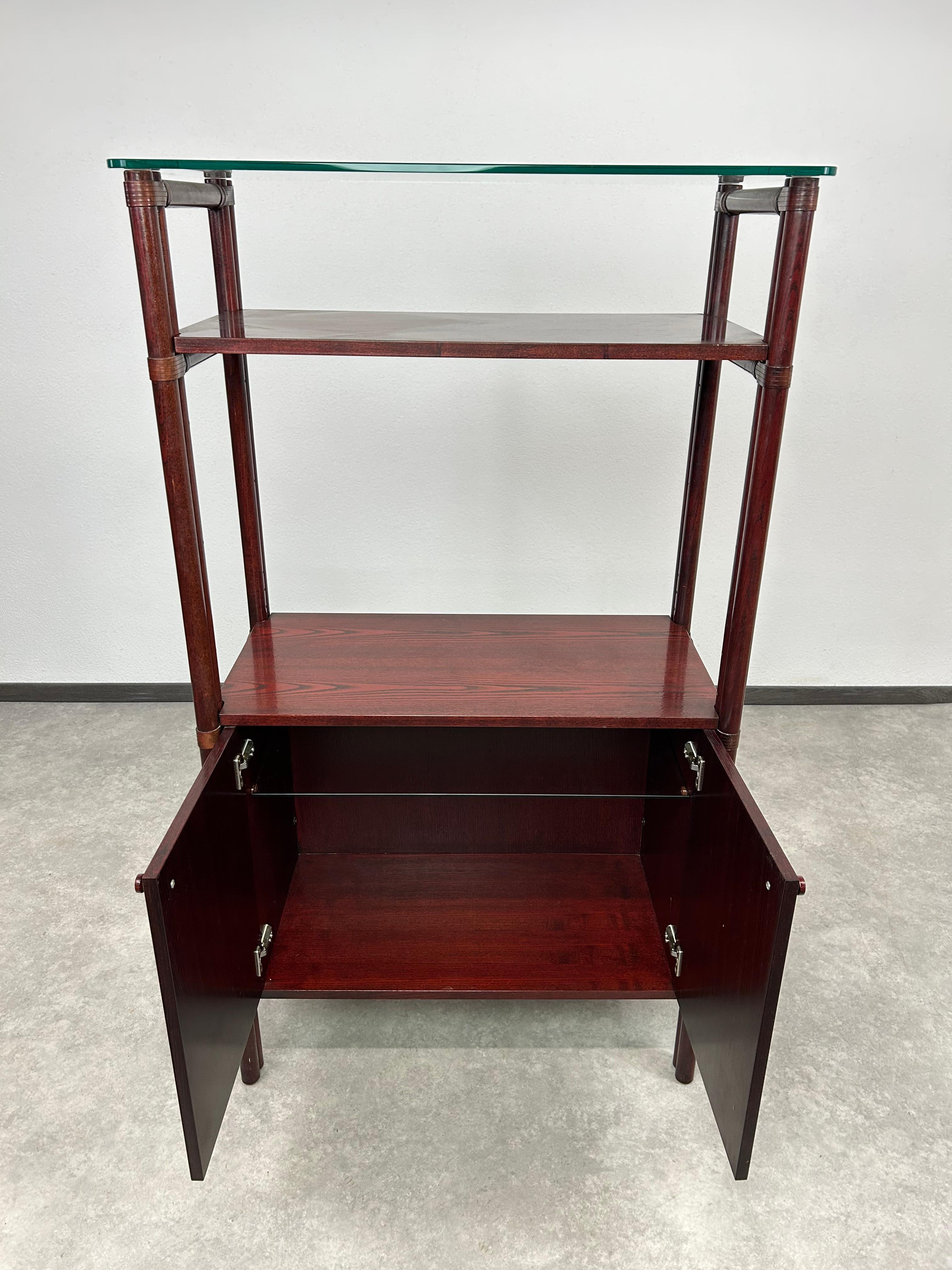 Armadio in bambù moderno di metà secolo di Gervasoni In condizioni buone in vendita a Banská Štiavnica, SK