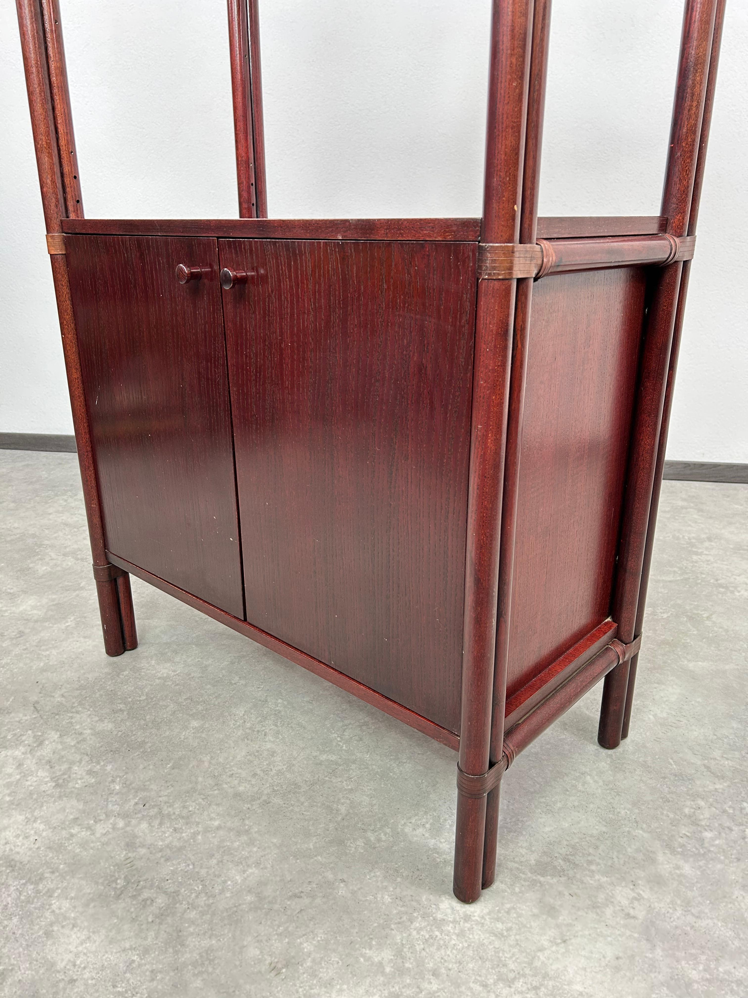 Fine XX secolo Armadio in bambù moderno di metà secolo di Gervasoni in vendita