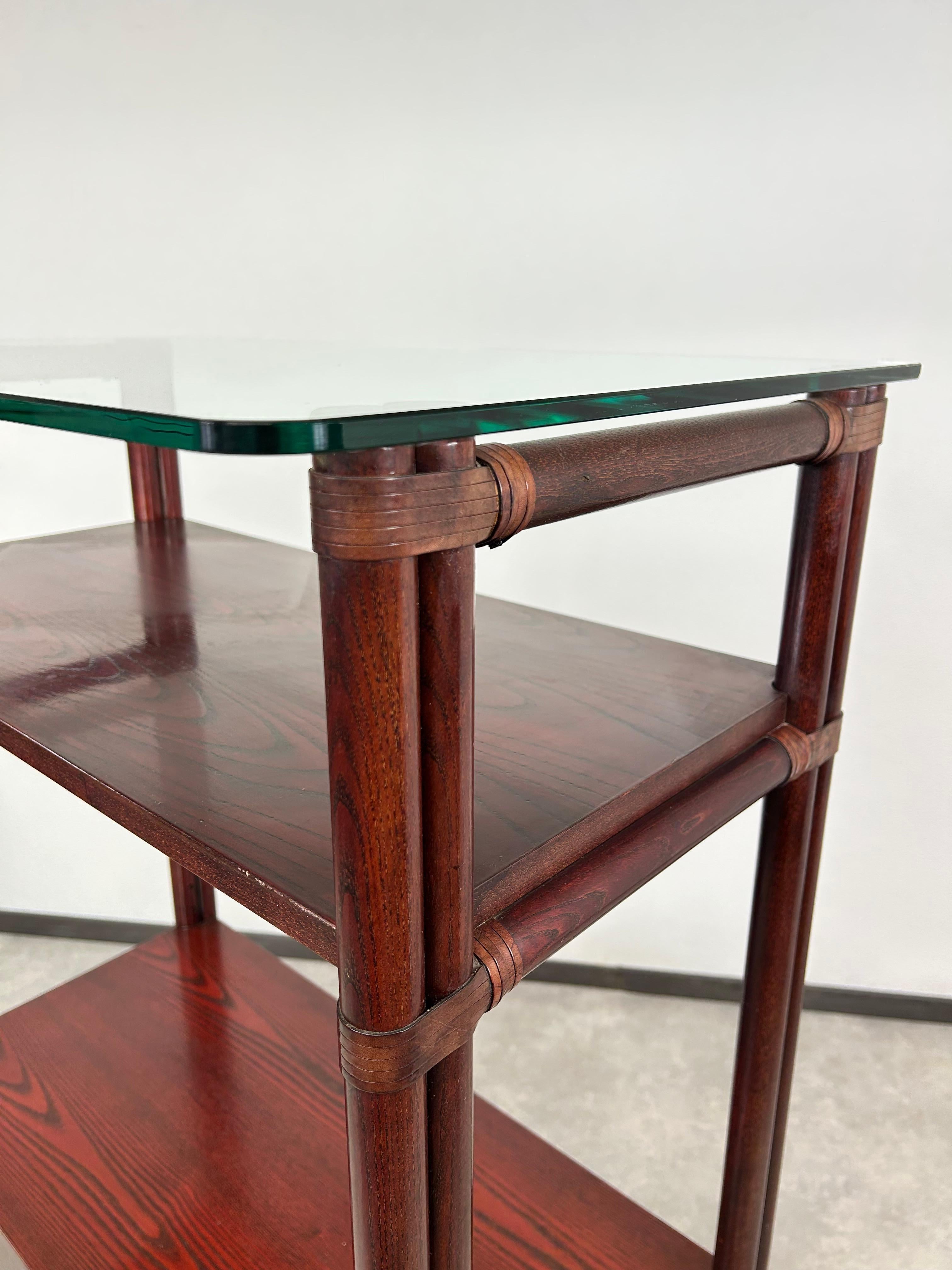 Armadio in bambù moderno di metà secolo di Gervasoni in vendita 2