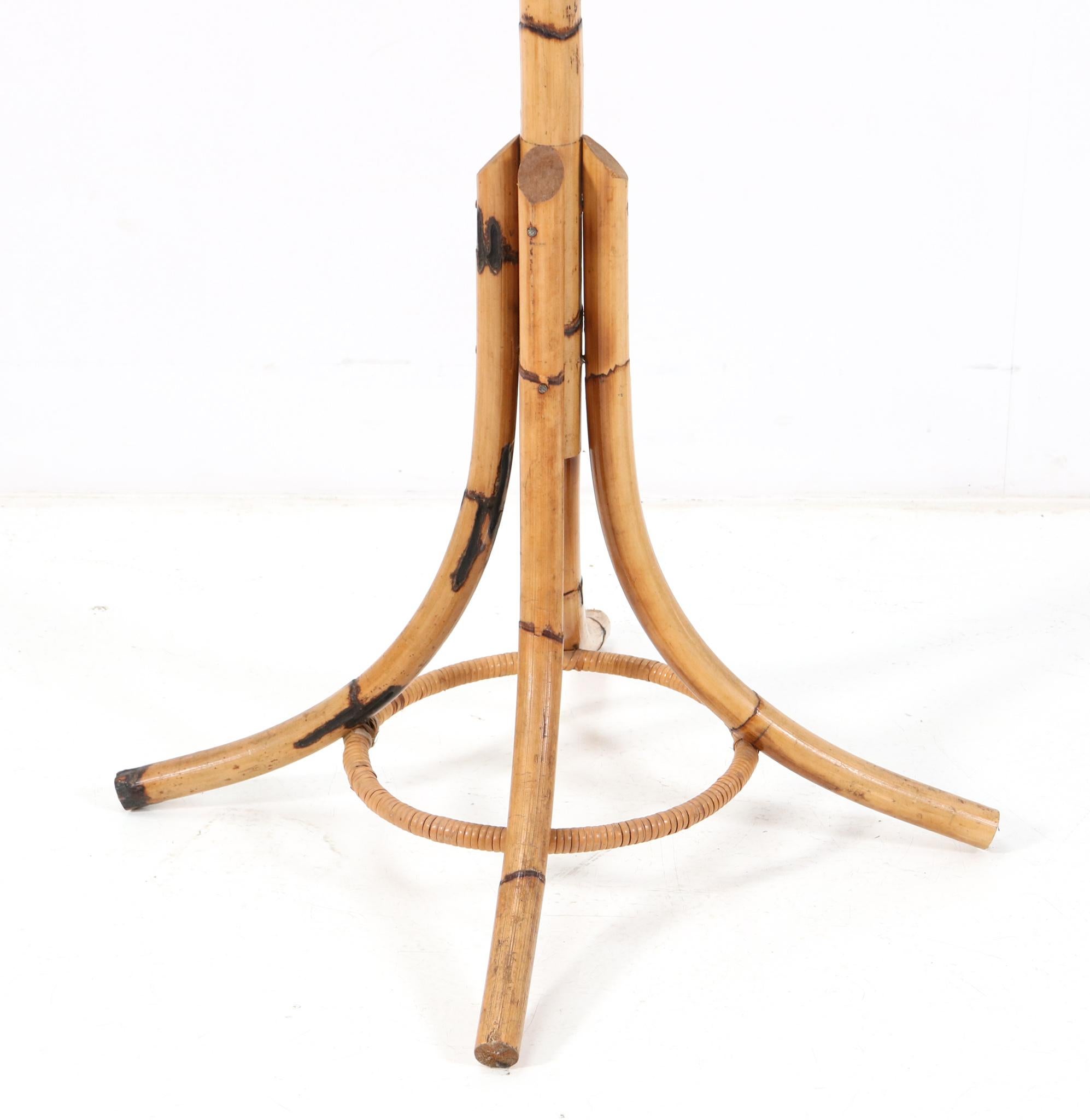 Perchero de bambú moderno de mediados de siglo estilo Franco Albini, años 60 Italiano en venta