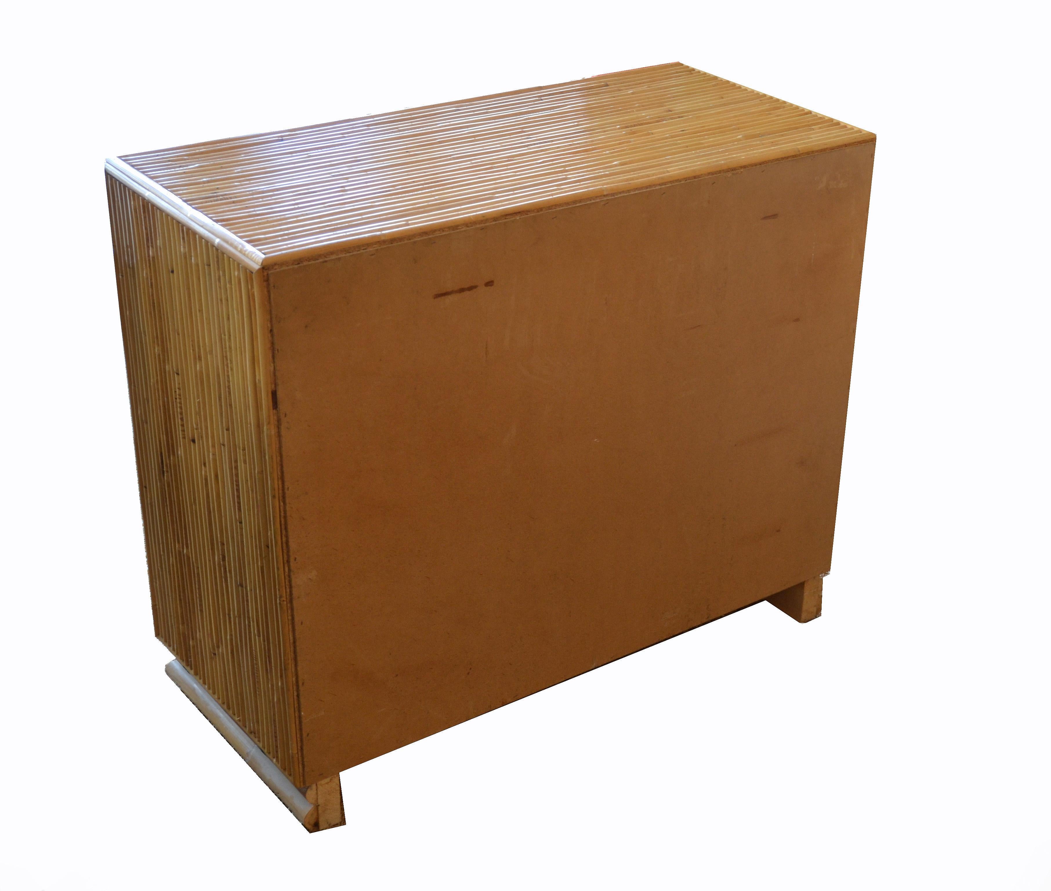 Mid-Century Modern Bamboo Dresser / Chest of Drawers 3