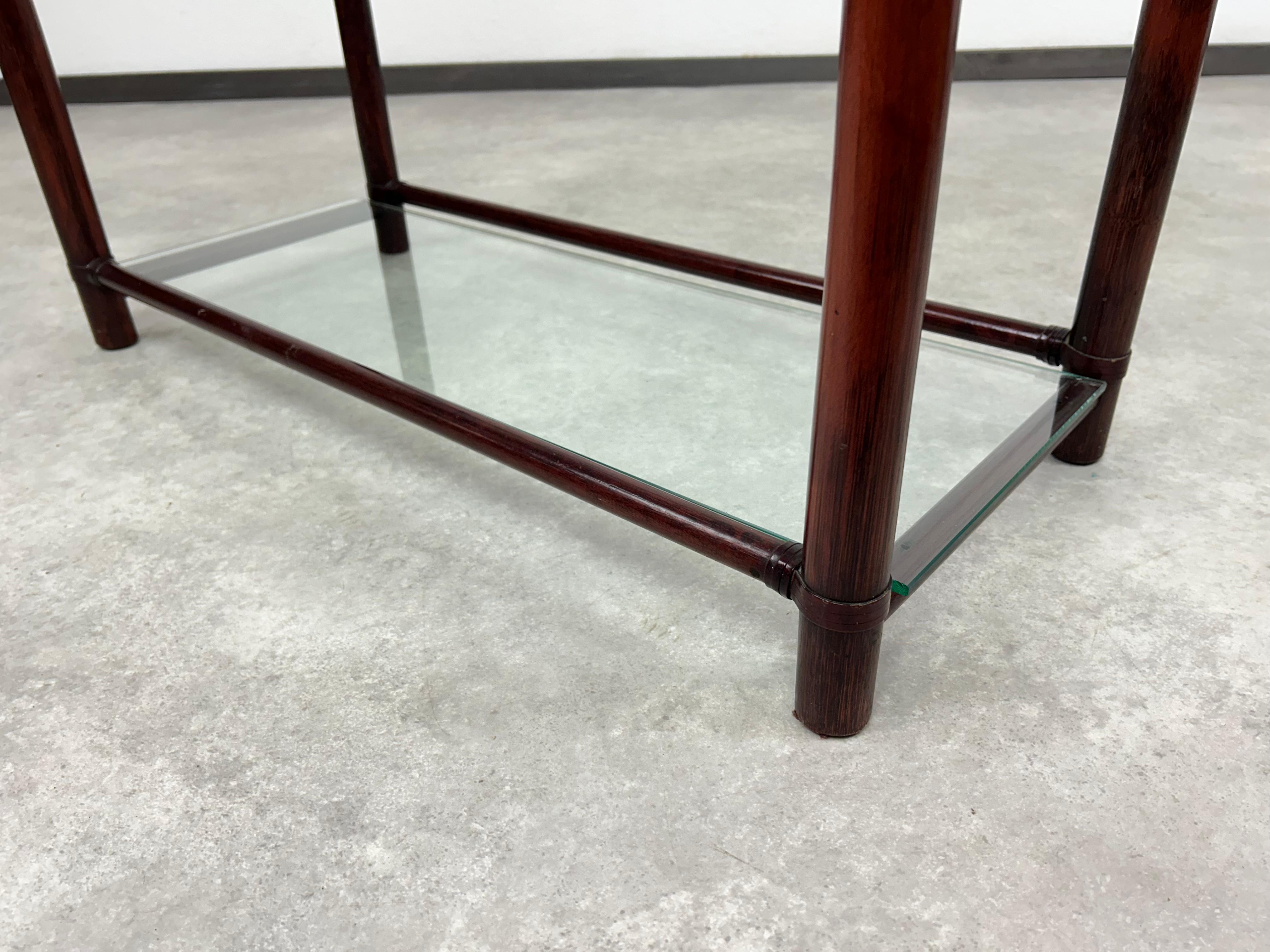 Mid-century modern bamboo etagere by Gervasoni For Sale 3