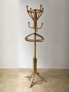Mid-Century Modern Bamboo Italian Coat Stand, Italy, 1970s