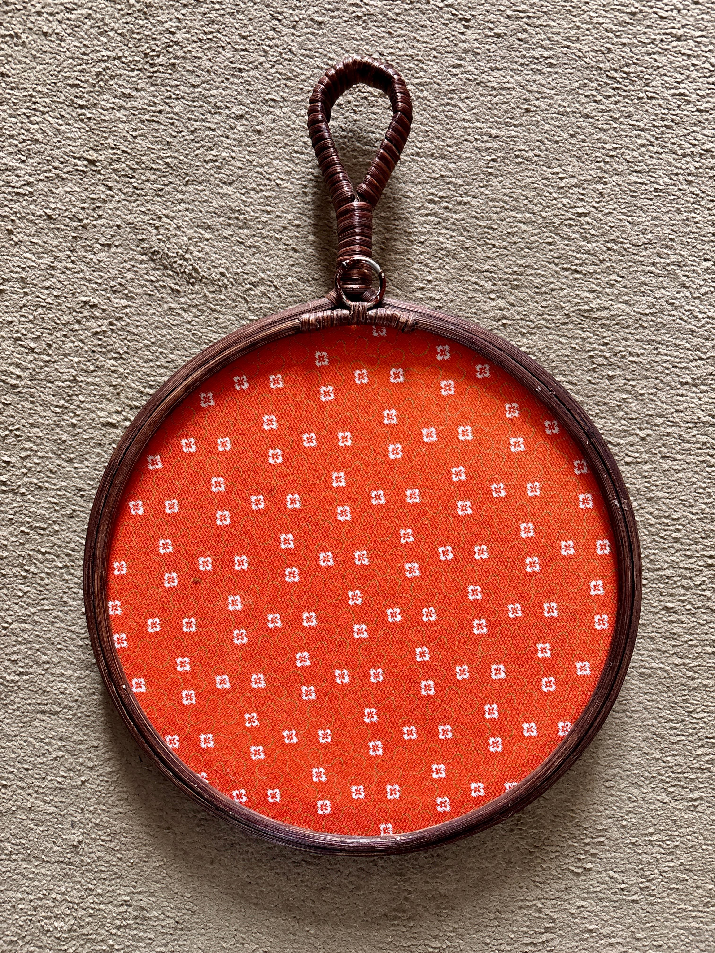 Specchio moderno di metà secolo in bambù e rattan, 1960 Italia in vendita 3