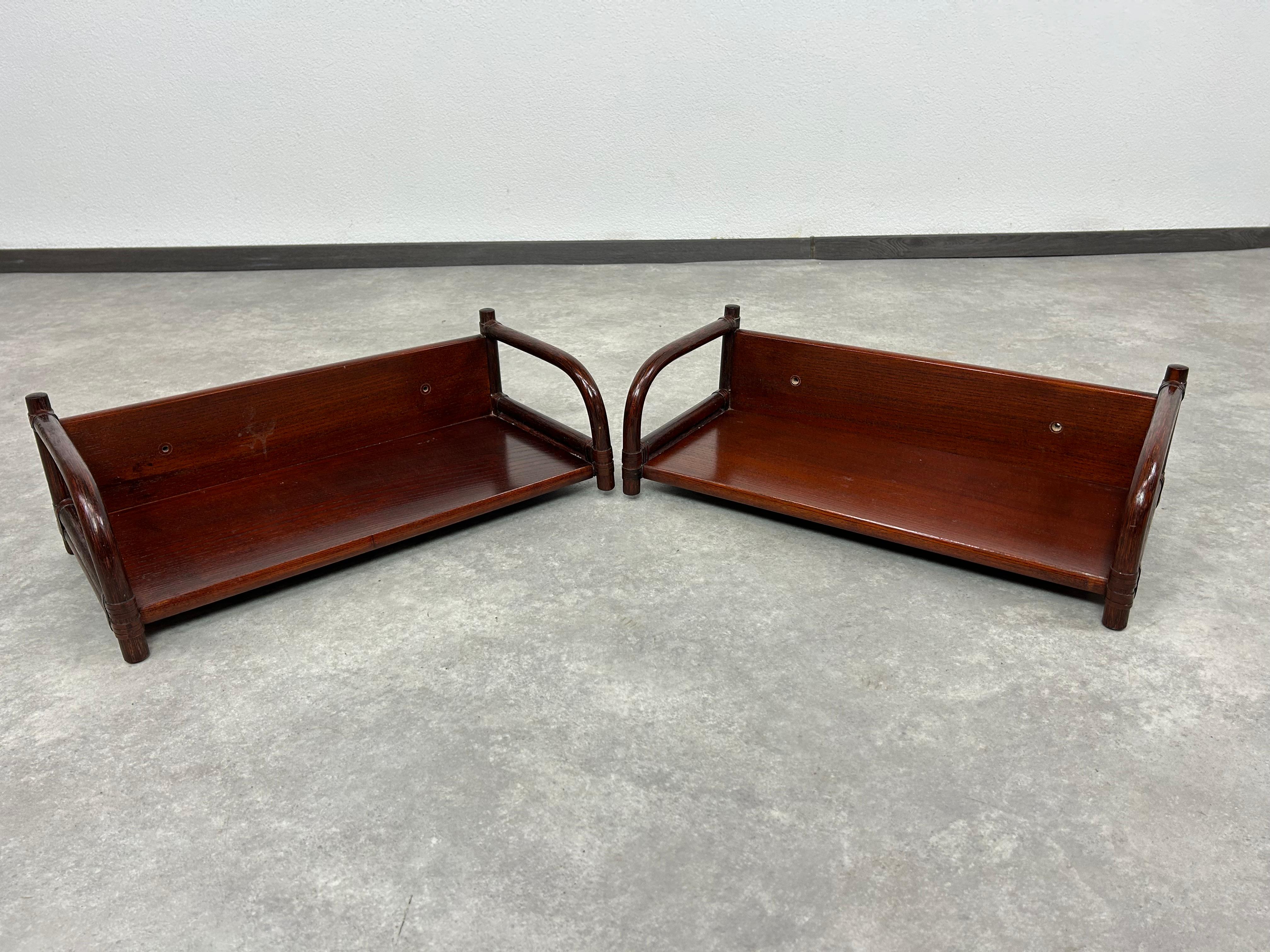 Modernes bambusregal aus der mitte des jahrhunderts von Gervasoni (Moderne der Mitte des Jahrhunderts) im Angebot