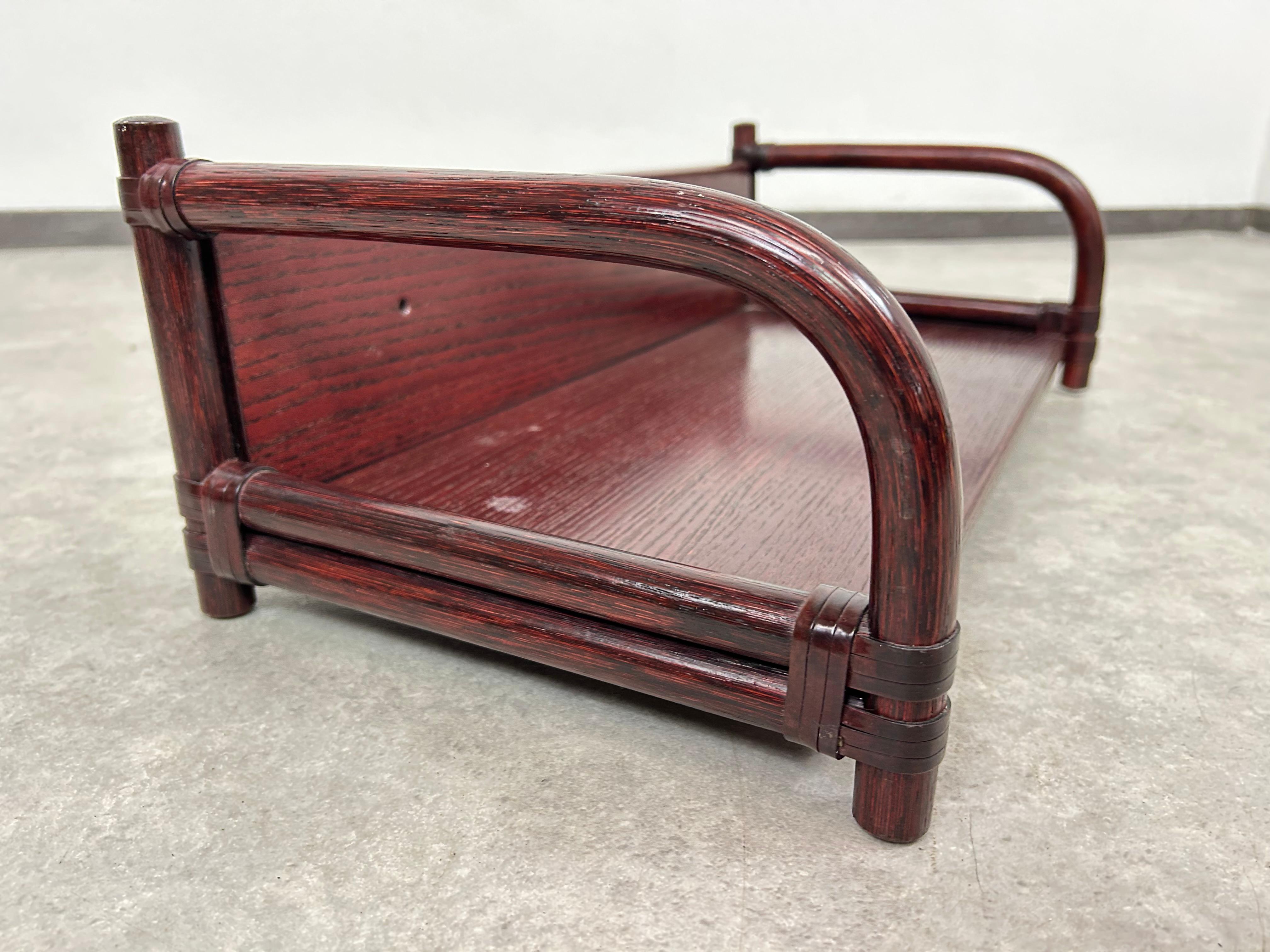 Modernes bambusregal aus der mitte des jahrhunderts von Gervasoni im Angebot 1