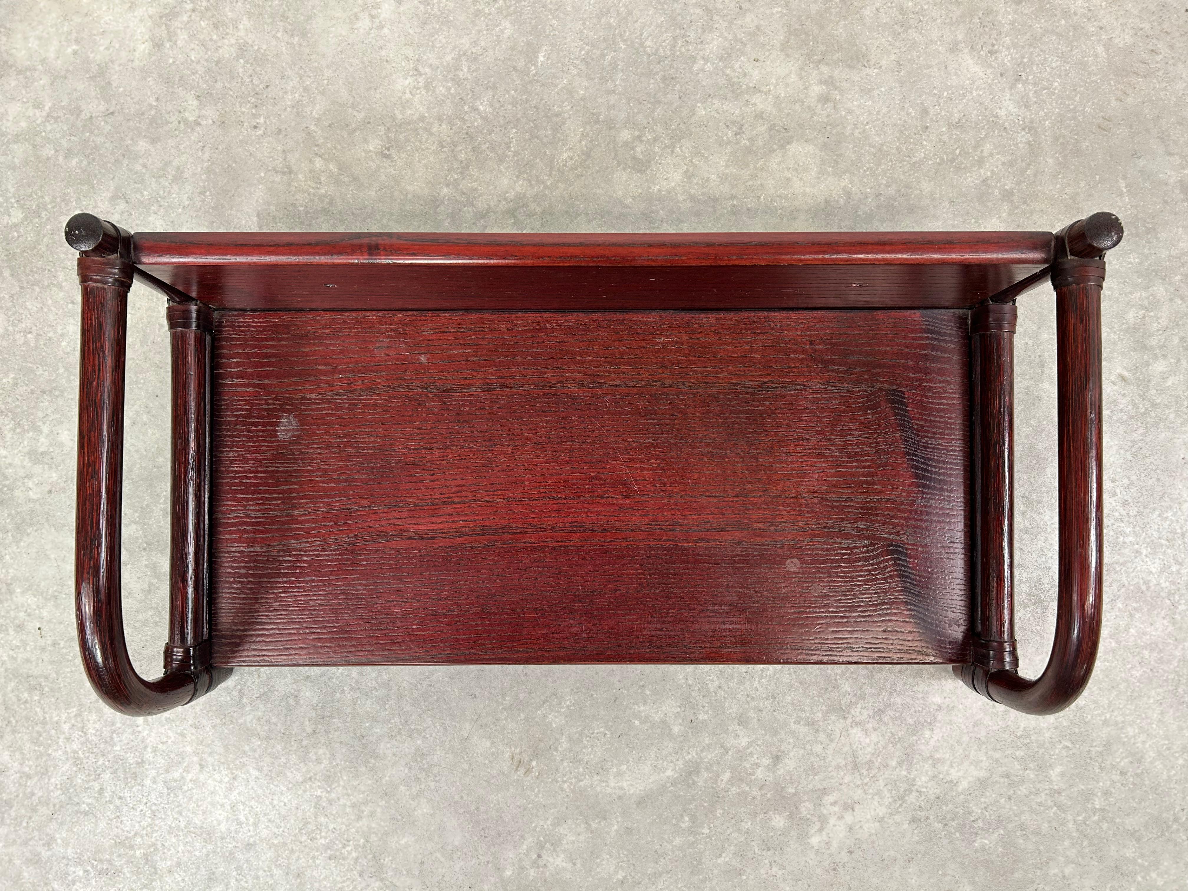 Modernes bambusregal aus der mitte des jahrhunderts von Gervasoni im Angebot 2