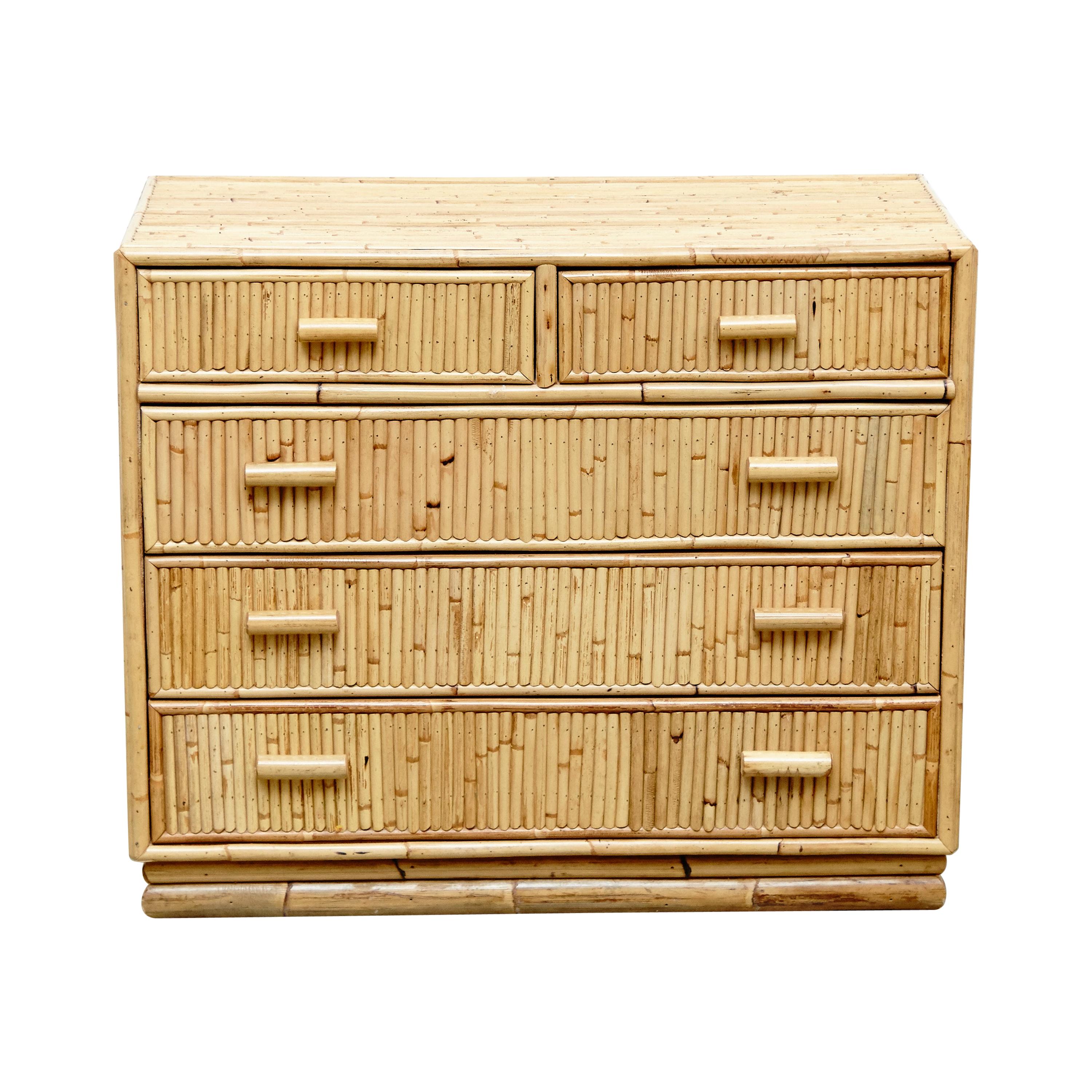 Mid-Century Modern Bamboo Sideboard, circa 1960