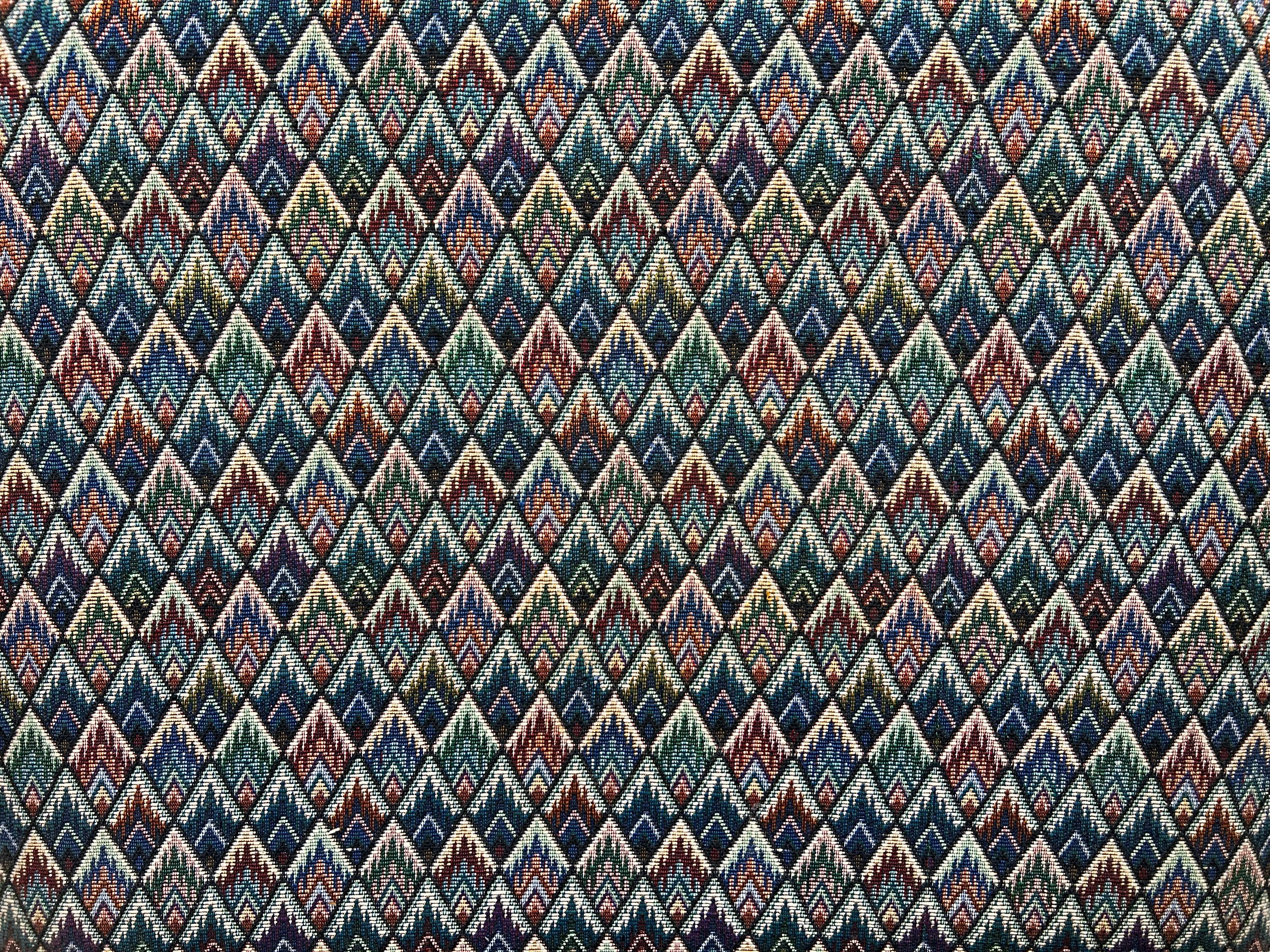 Sillón moderno de bambú de mediados de siglo con taburete de Gervasoni principios del siglo XVIII en venta