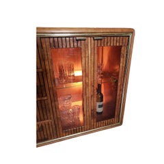 Bar Moderno de Mediados de Siglo / American of Martinsville Nogal Burled