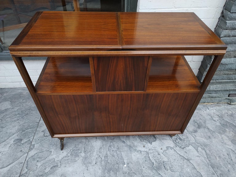 MidCentury Modern Bar Cart Buffet Server by Edmond Spence Sweden C1955