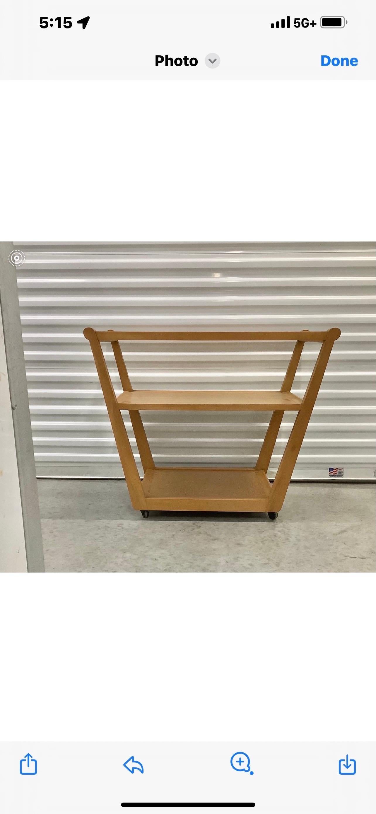 Mid Century Modern Bar Cart By Edward Wormley For Dunbar For Sale 1