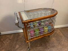 Mid-Century Modern Bar Cart, Louis Sognot, France, 1960's