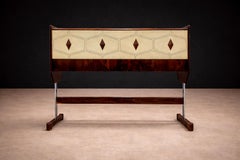 Bar aus Hartholz und Metall von Novo Rumo, ca. 1960er Jahre