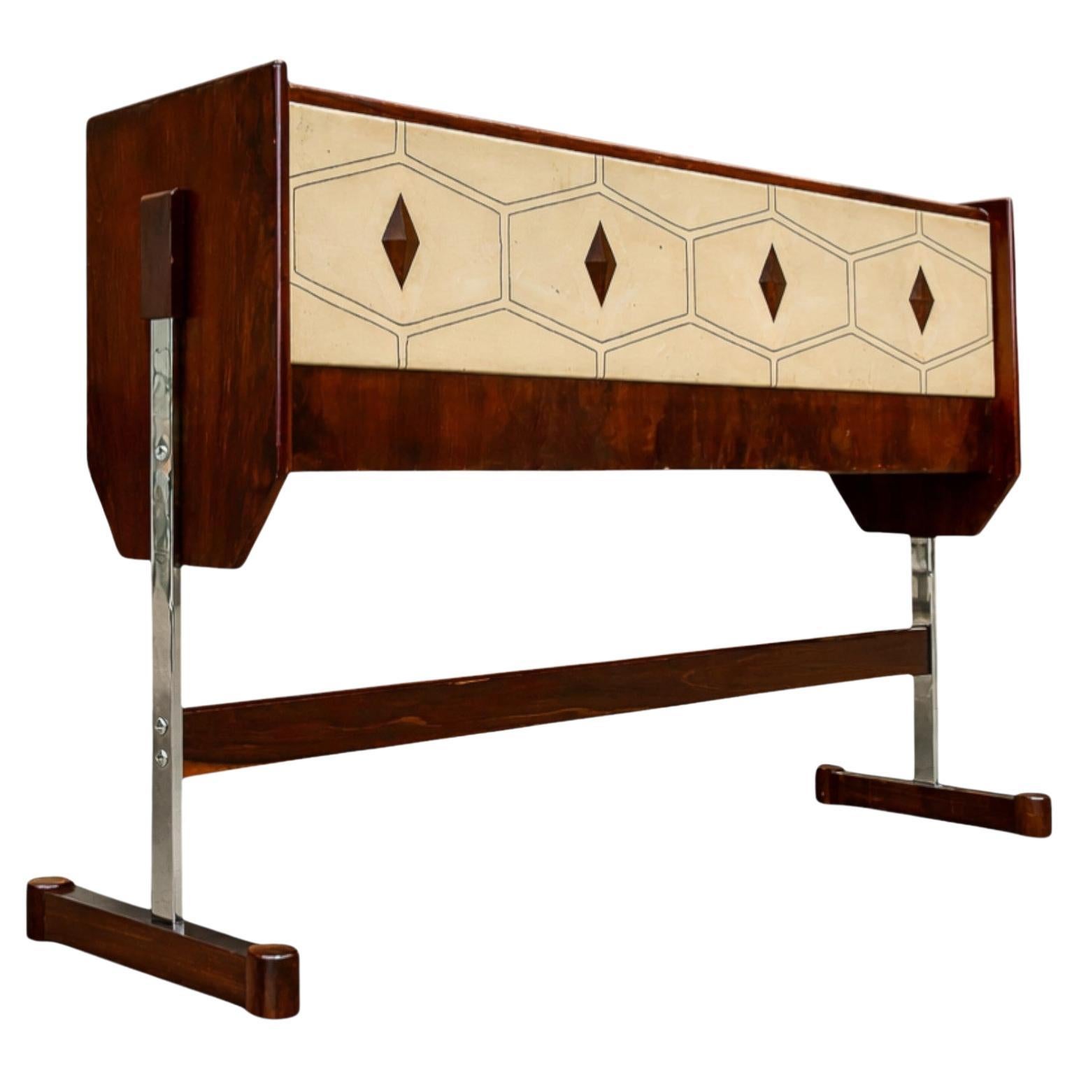 Mid-Century Modern Bar Cart by Novo Rumo, Brazilian Rosewood, 1960s
