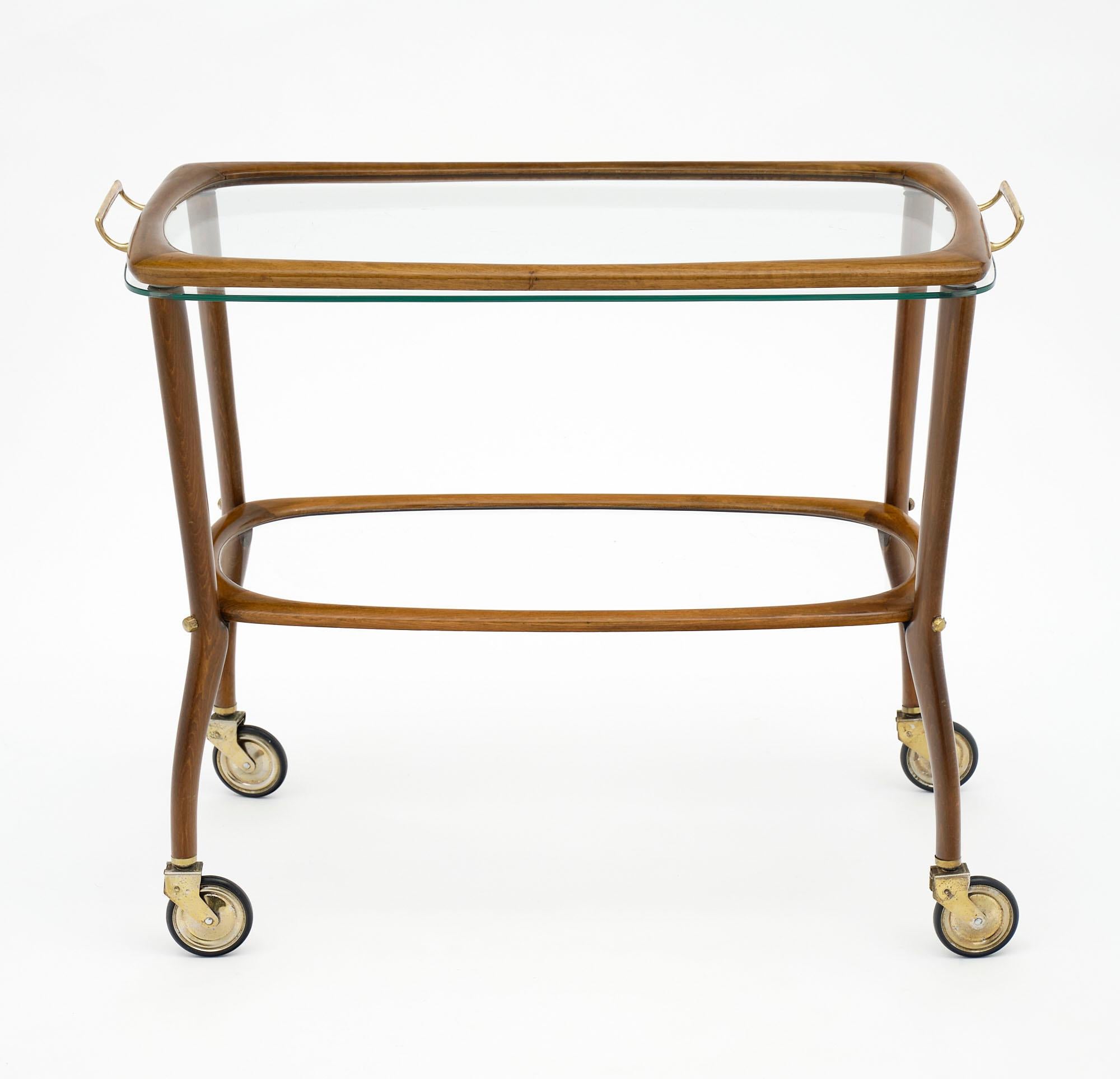 Mid-20th Century Mid-Century Modern Bar Cart