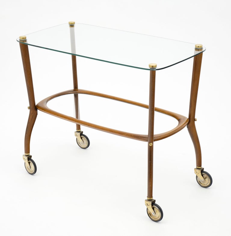 MidCentury Modern Bar Cart at 1stDibs