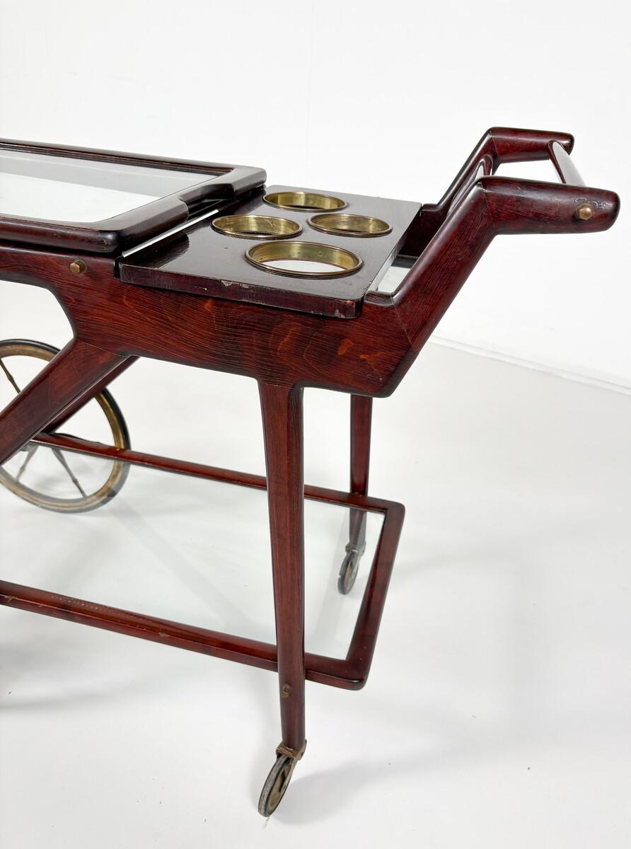 Carrito de bar moderno de mediados de siglo, Italia Años 50 Italiano en venta