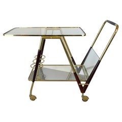 Mid-Century Modern Bar Cart Trolley by Cesare Lacca, 1950’s