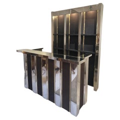 Mid-Century Modern Bar in the Style of Willy Rizzo, 1970s