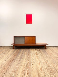 Credenza da bar moderna di metà secolo in teak di Rex Raab per Wilhelm Renz, anni '50
