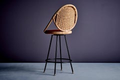 Mid-Century Modern Bar Stool by Danny Ho Fong, US, 1960s