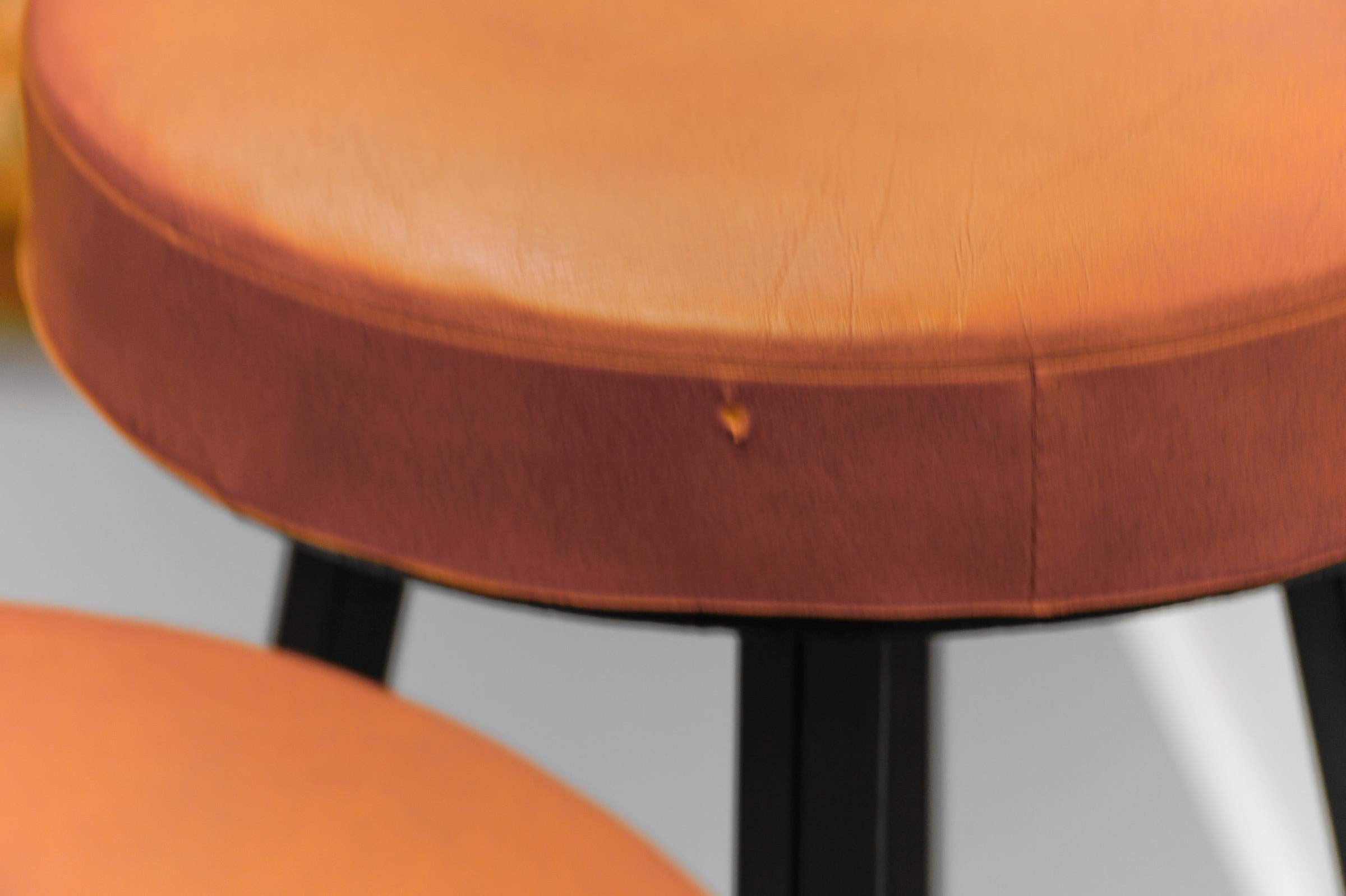 Mid-Century Modern Bar Stools, 1950s, Set of 5 For Sale 6