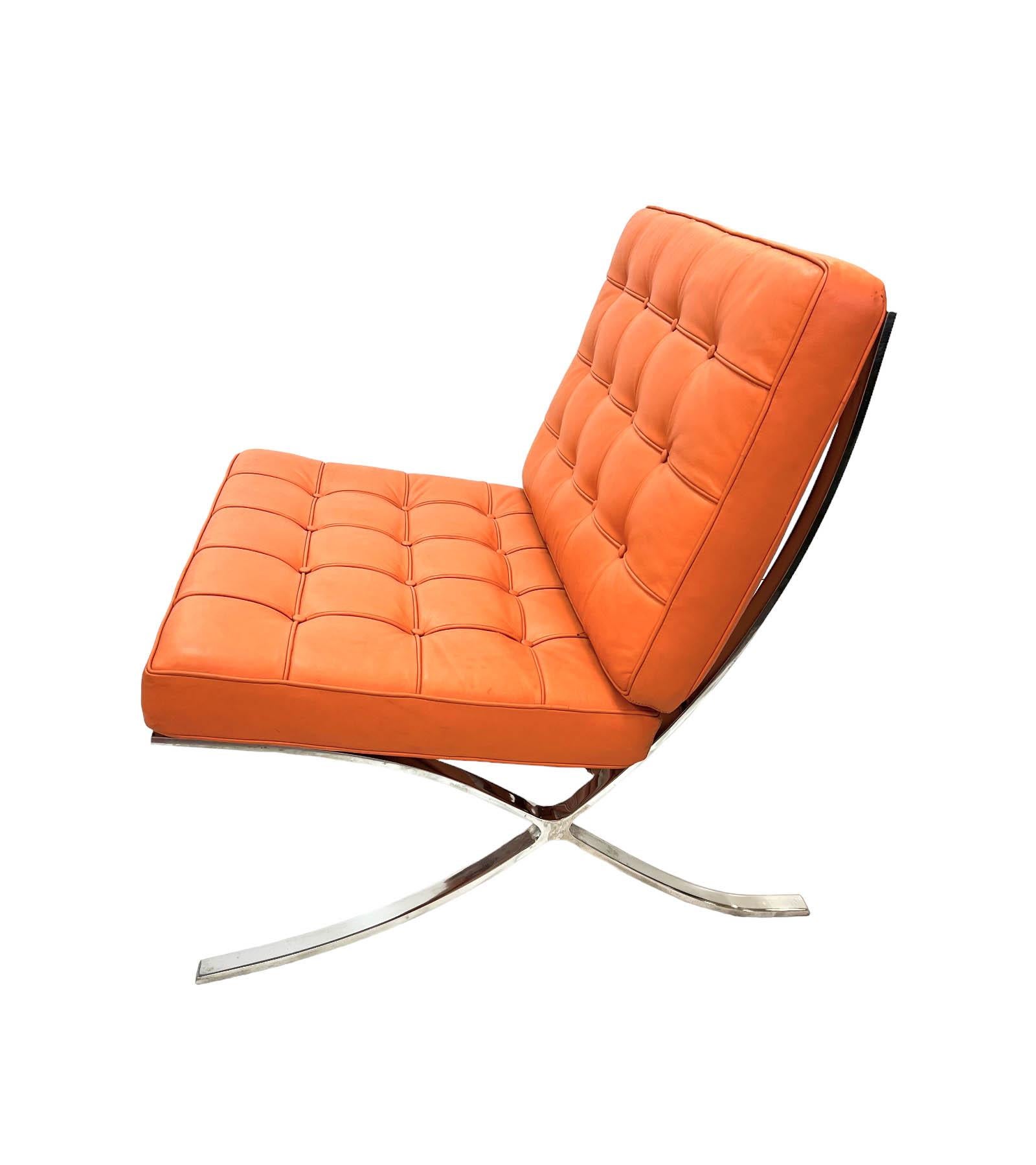 American Mid-Century Modern 'Barcelona' Lounge Chair
