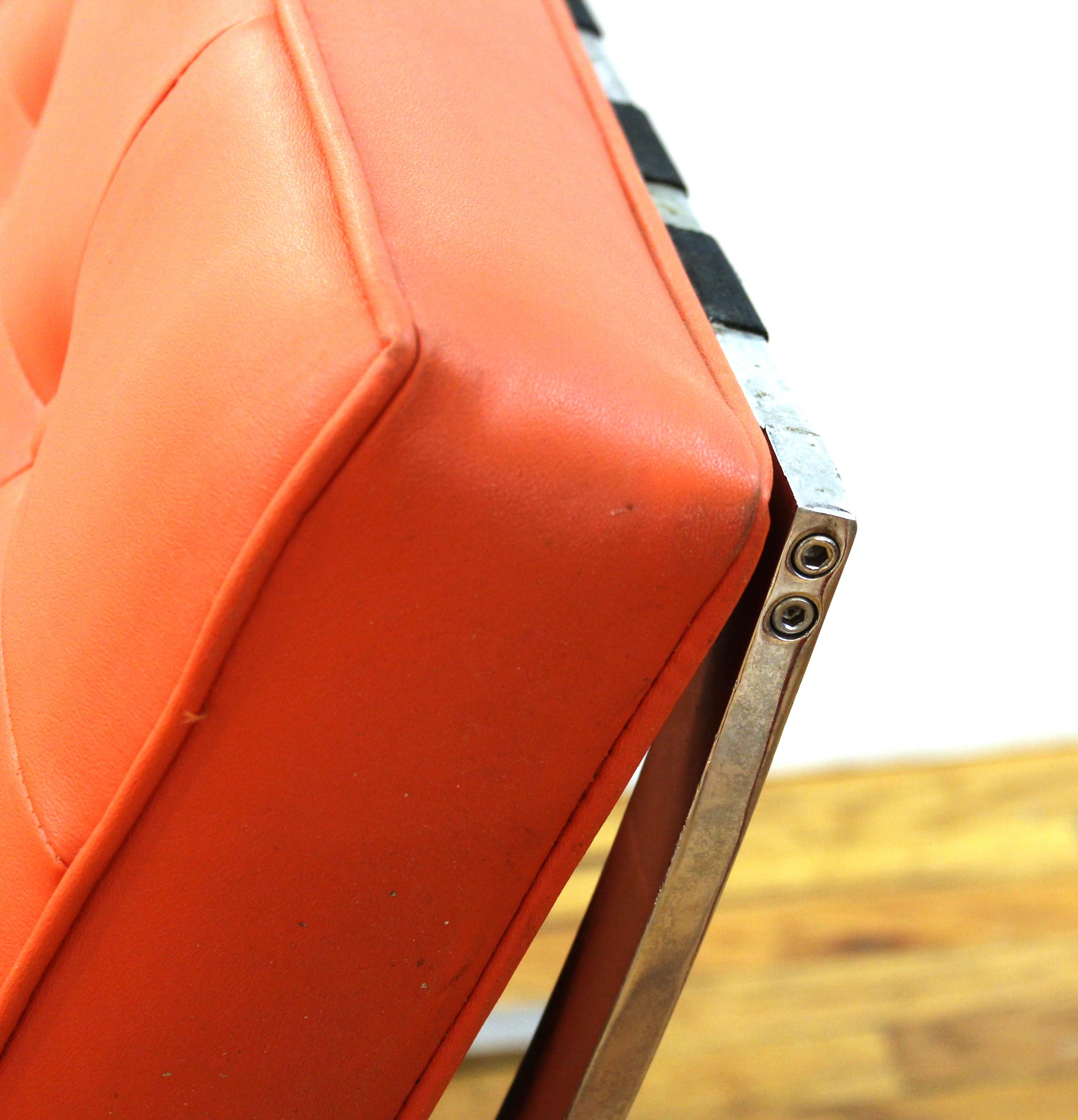 fabric barcelona chair