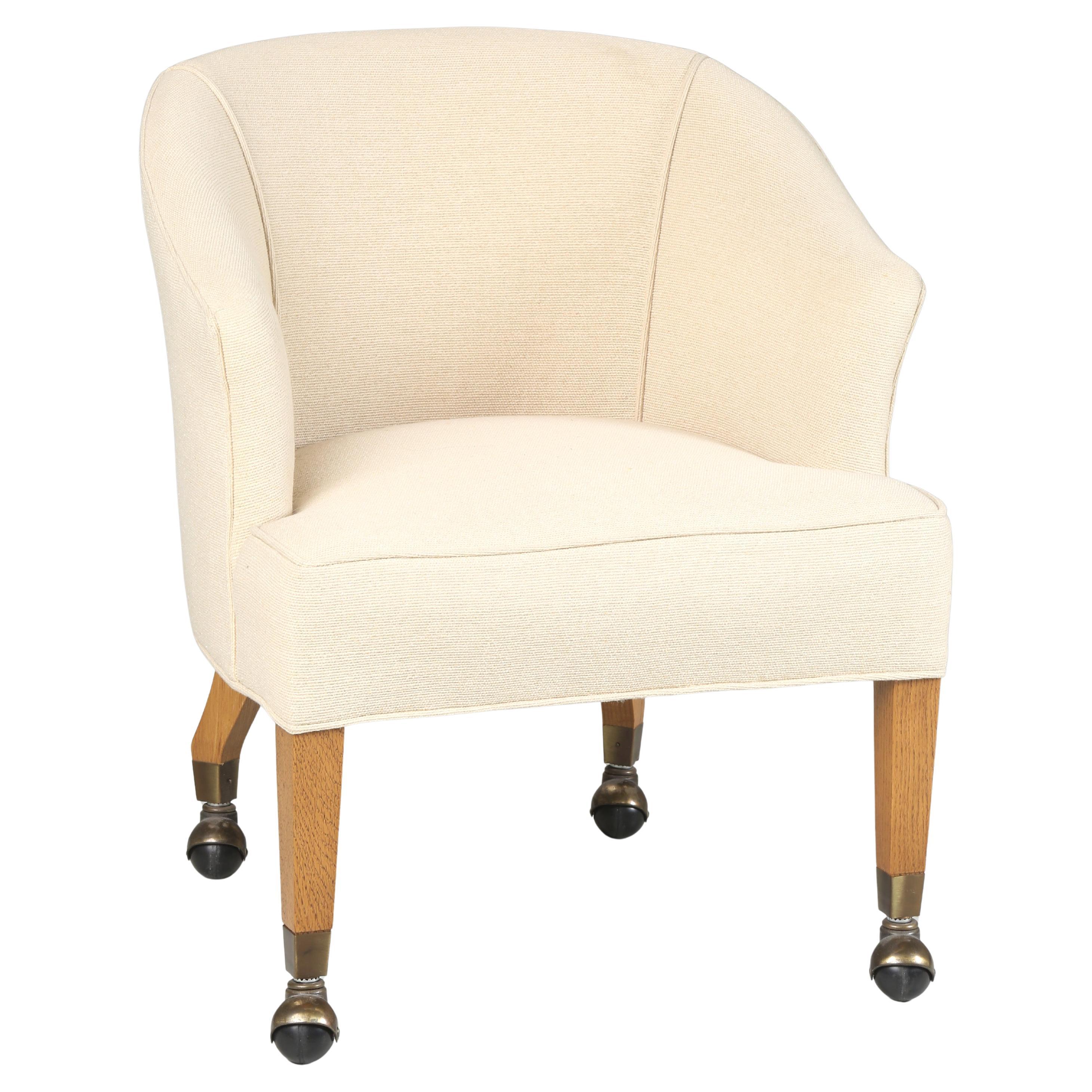Mid-Century Modern Barrel-Back Chair by Dunbar American Made Quality Furniture