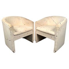 Mid-Century Modern Barrel Chairs