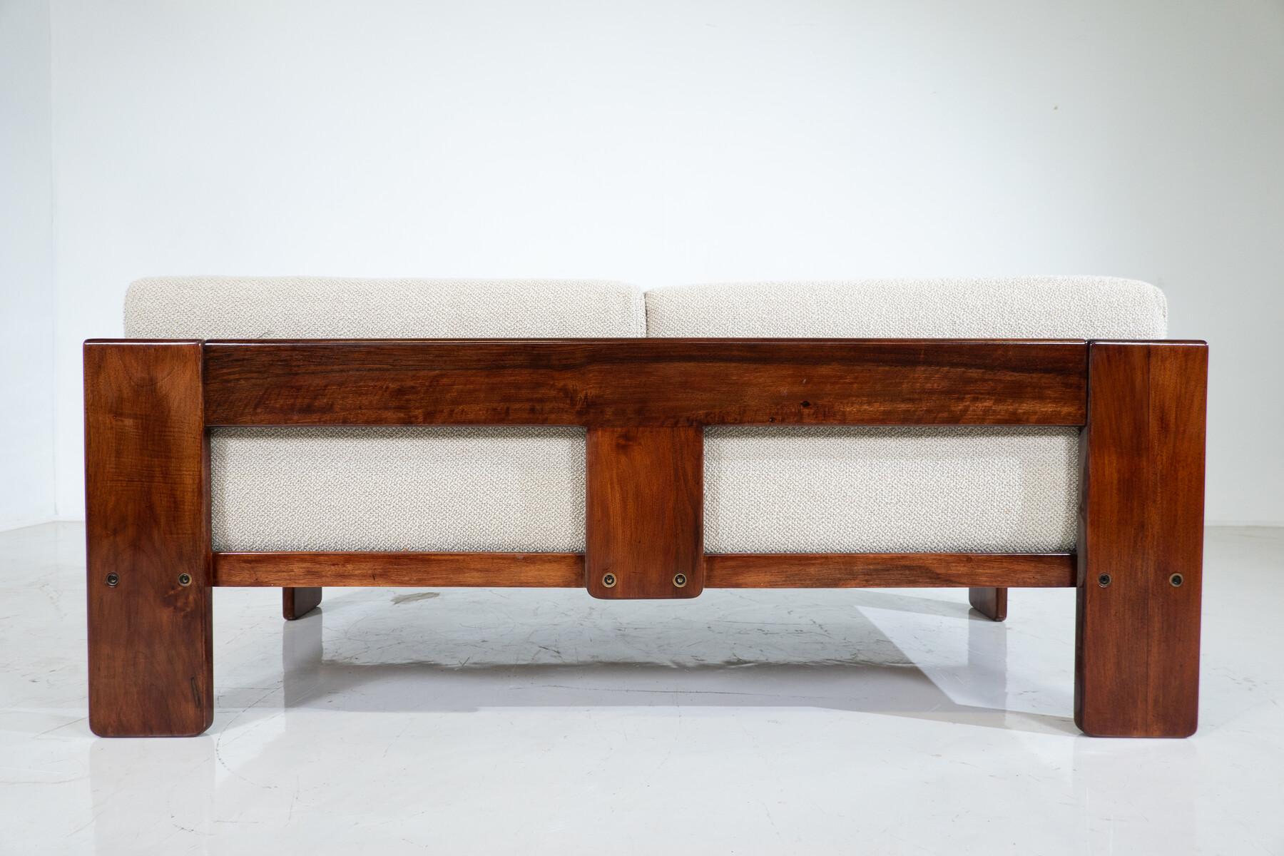 Mid-Century Modern Bastiano Two-Seater Sofa by Tobia Scarpa for Gavina, 1960s  5