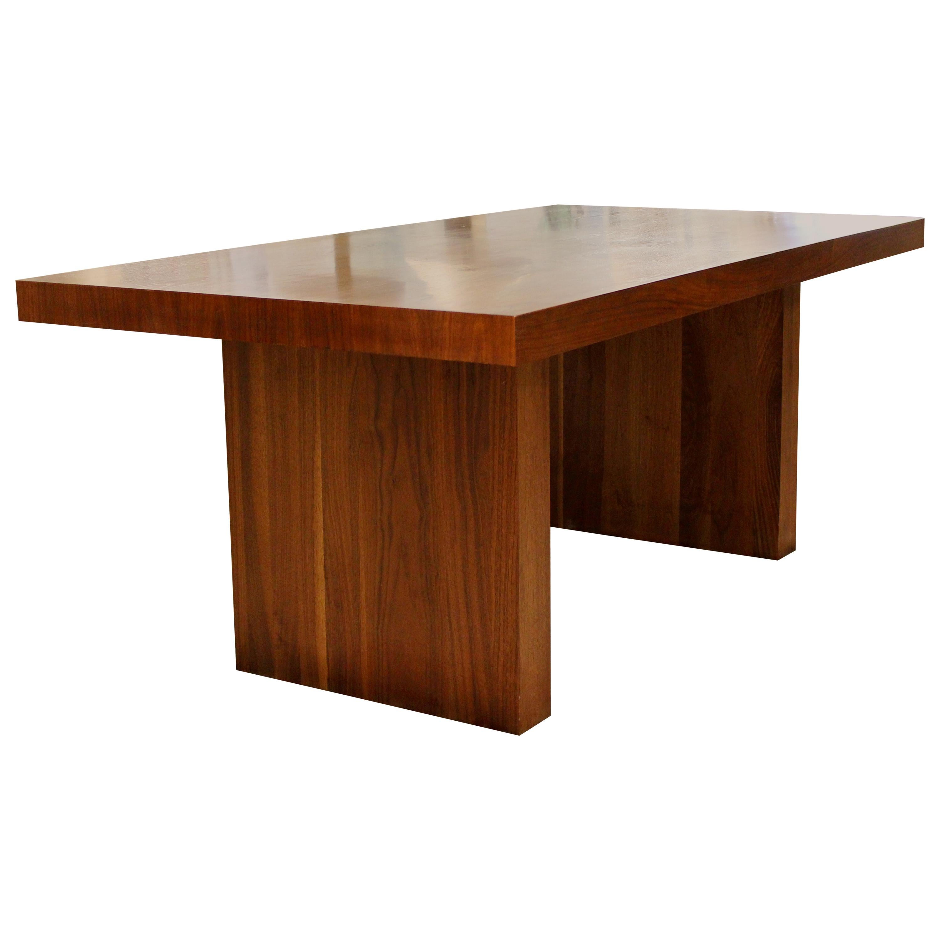Mid-Century Modern Dillingham Expandable Walnut Dining Table 1960s