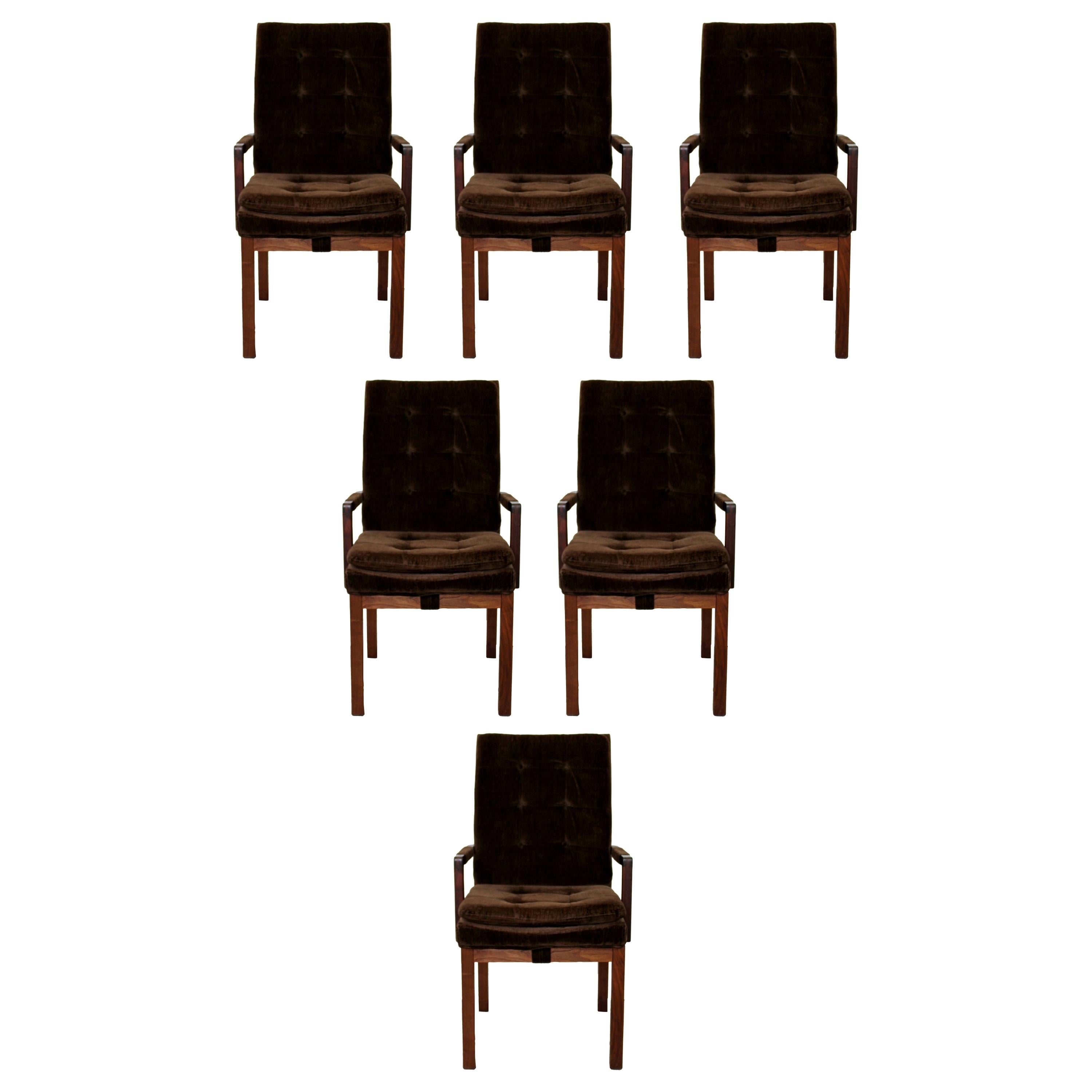 Mid-Century Dillingham Set of 6 Dining Armchairs, 1970s