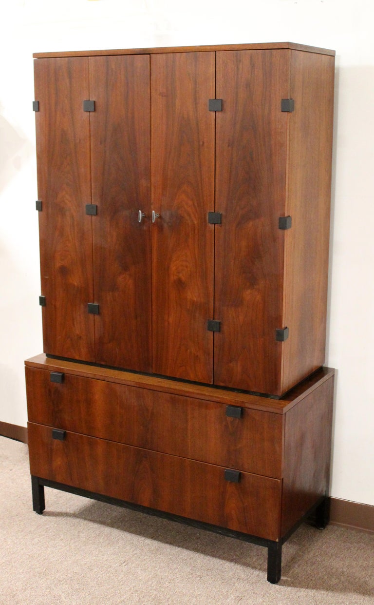 Mid Century Modern Baughman For Directional Armoire Wardrobe