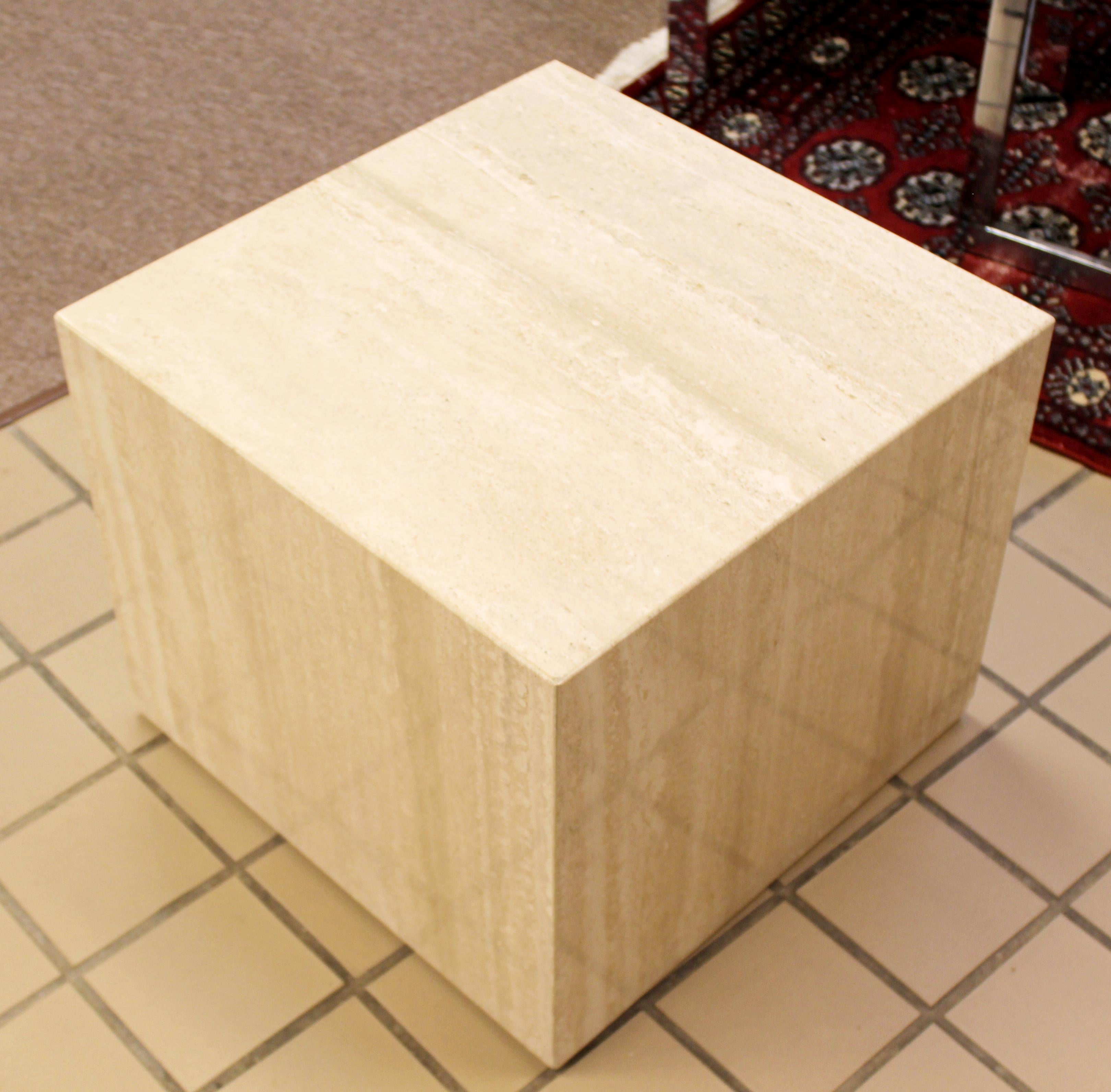 large wood cube