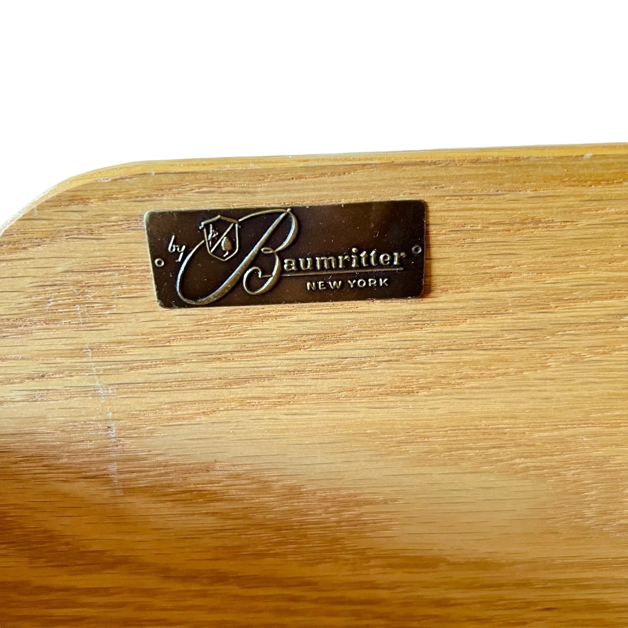 Mid-Century Modern Baumritter Maple Buffet and Hutch For Sale 8