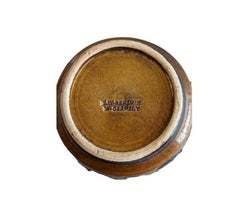 Mid-Century Modern Bay Keramik Hand-Decorated West German Pottery Planter Vase