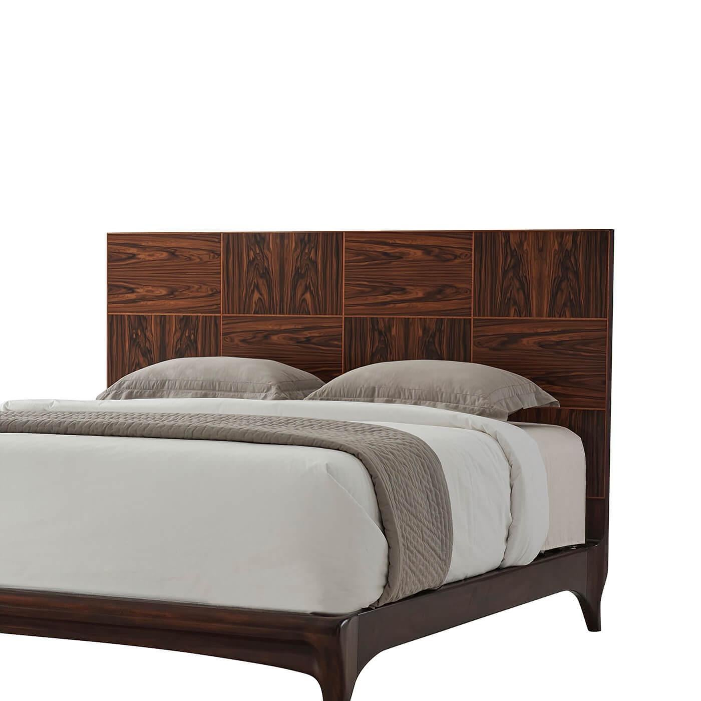 Vietnamese Mid-Century Modern Bed For Sale