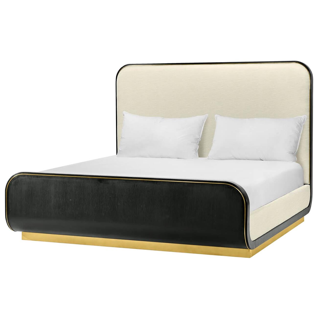 MidCentury Modern Bed at 1stDibs