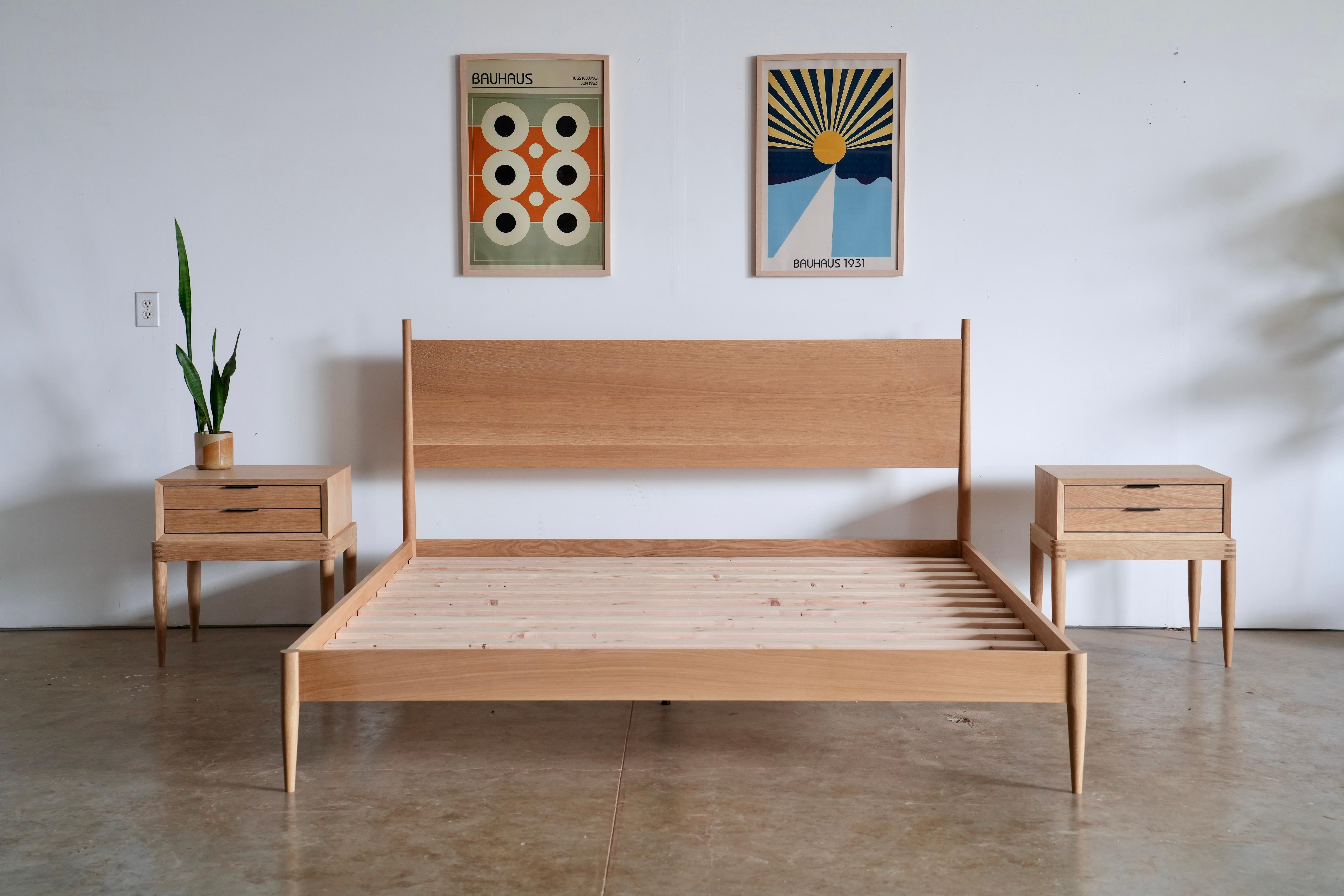 Mid Century Modern Bed Frame - Bed No. 4.5 For Sale 11
