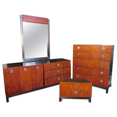 Set di camere da letto moderne di metà secolo