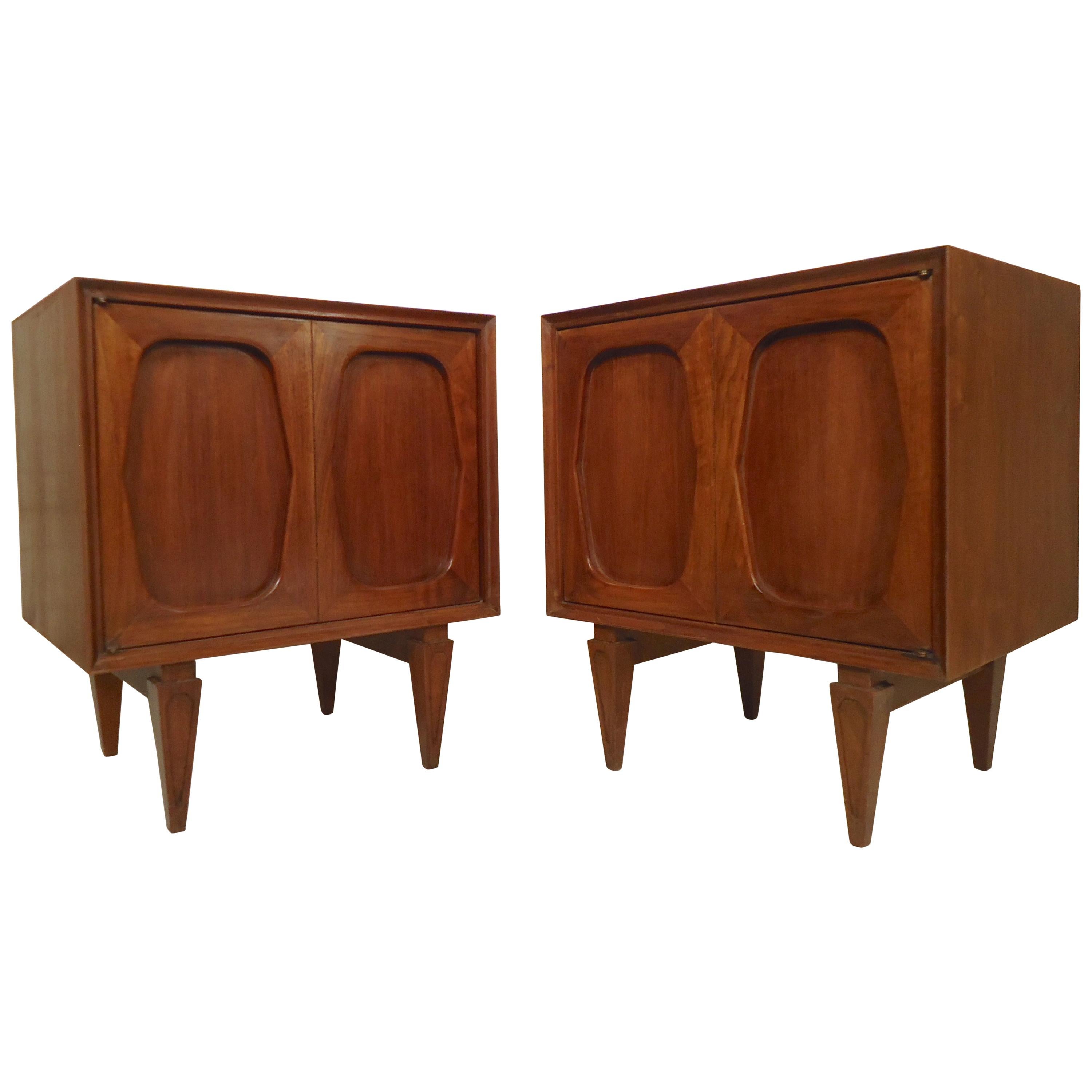 Mid-Century Modern Bedside Cabinets