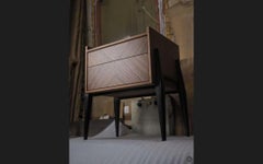 Mid-Century Modern Bedside Table