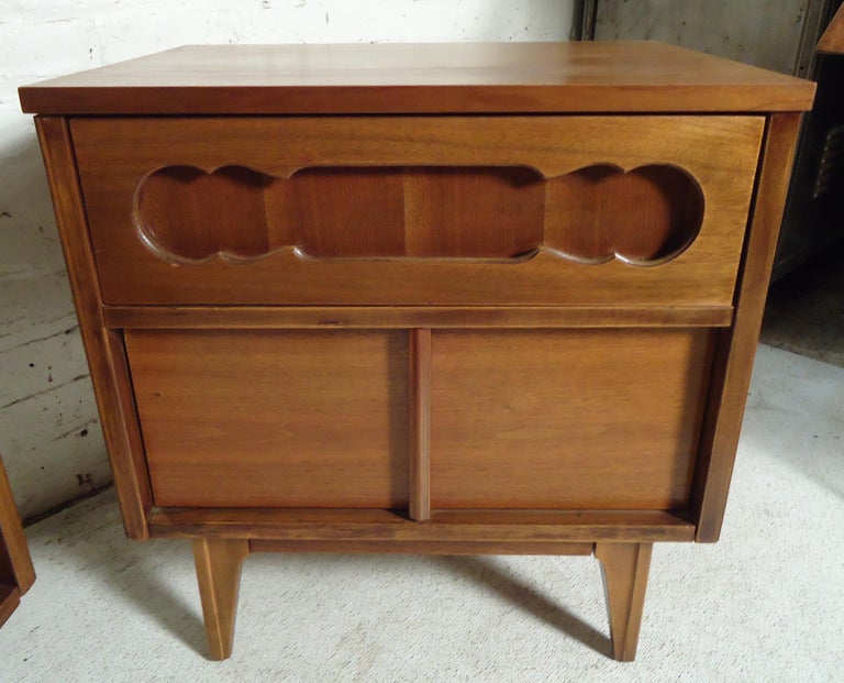 MidCentury Modern Bedside Tables For Sale at 1stDibs mcm nightstand