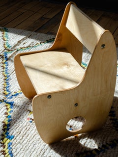 Mid-Century modern beech plywood Hans Mitzlaff kid's/children's chair